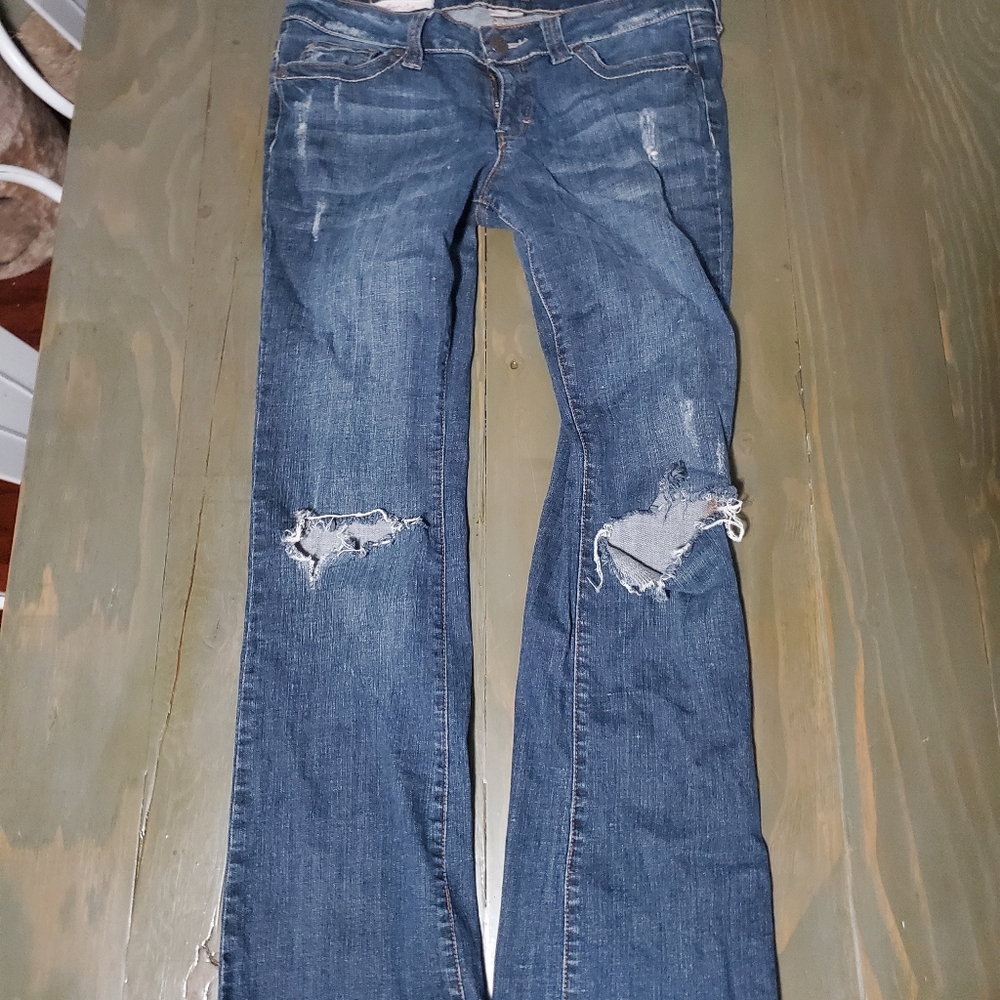 Decree ripped boot cut jeans size 13